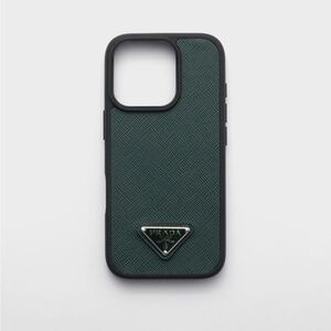 PRADA Leather Case for iPhone 16 Pro